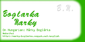 boglarka marky business card